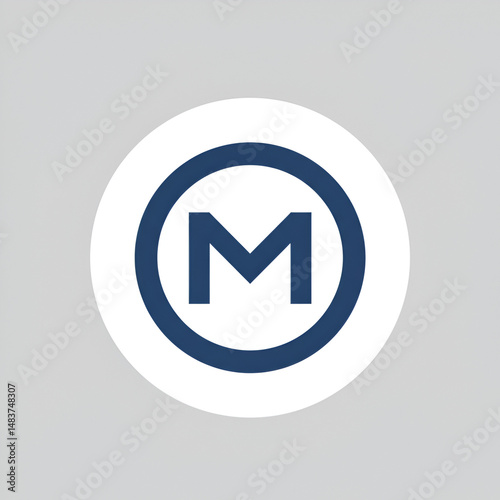 Free Download Metro logo icon illustrating urban transportation and connectivity in a modern design - GFXLoad