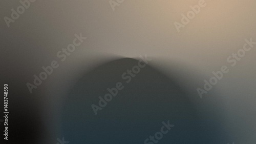 Abstract blurred gray and beige gradient background with shadow