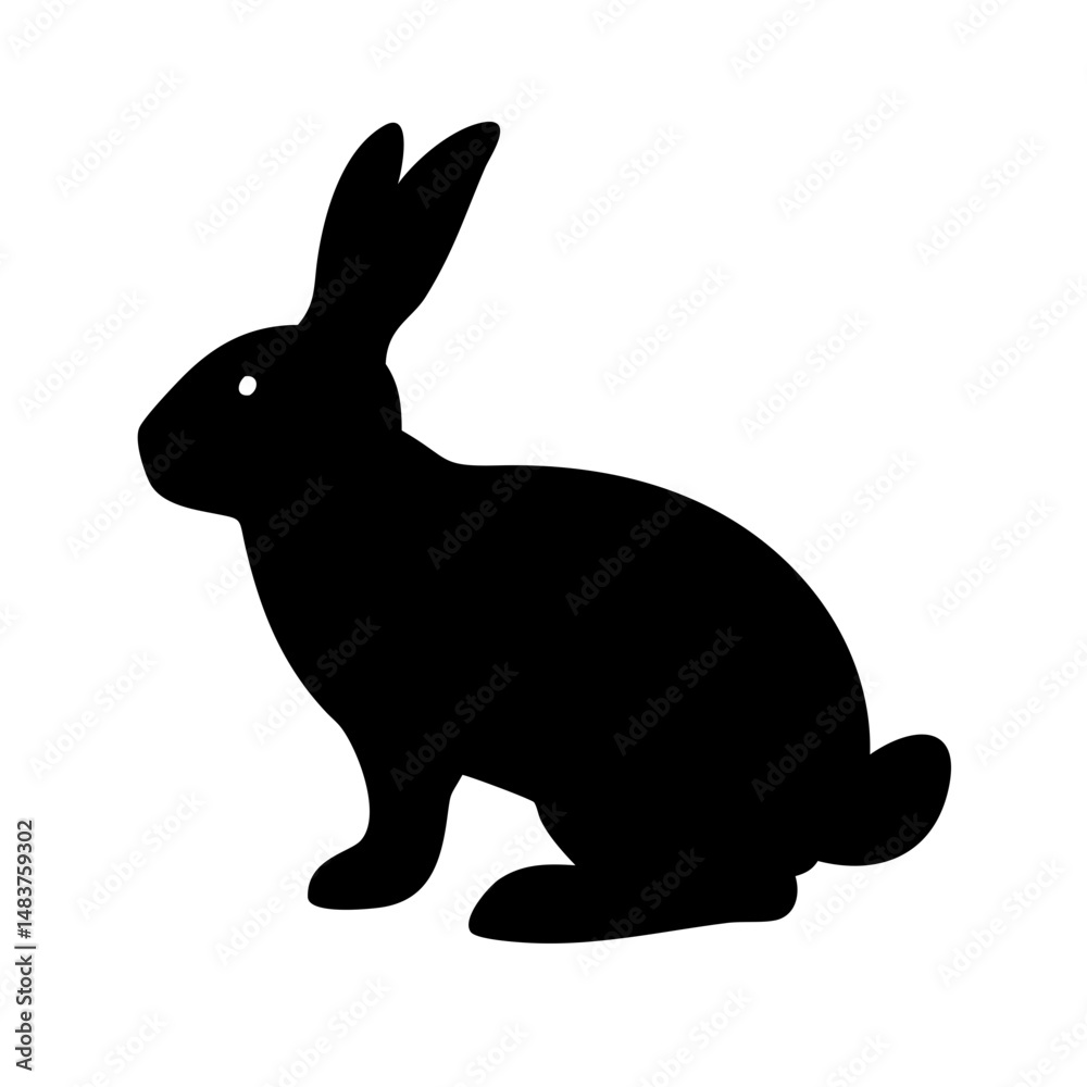 Fototapeta premium Jumping Rabbit: The Agile and Adorable Hopper