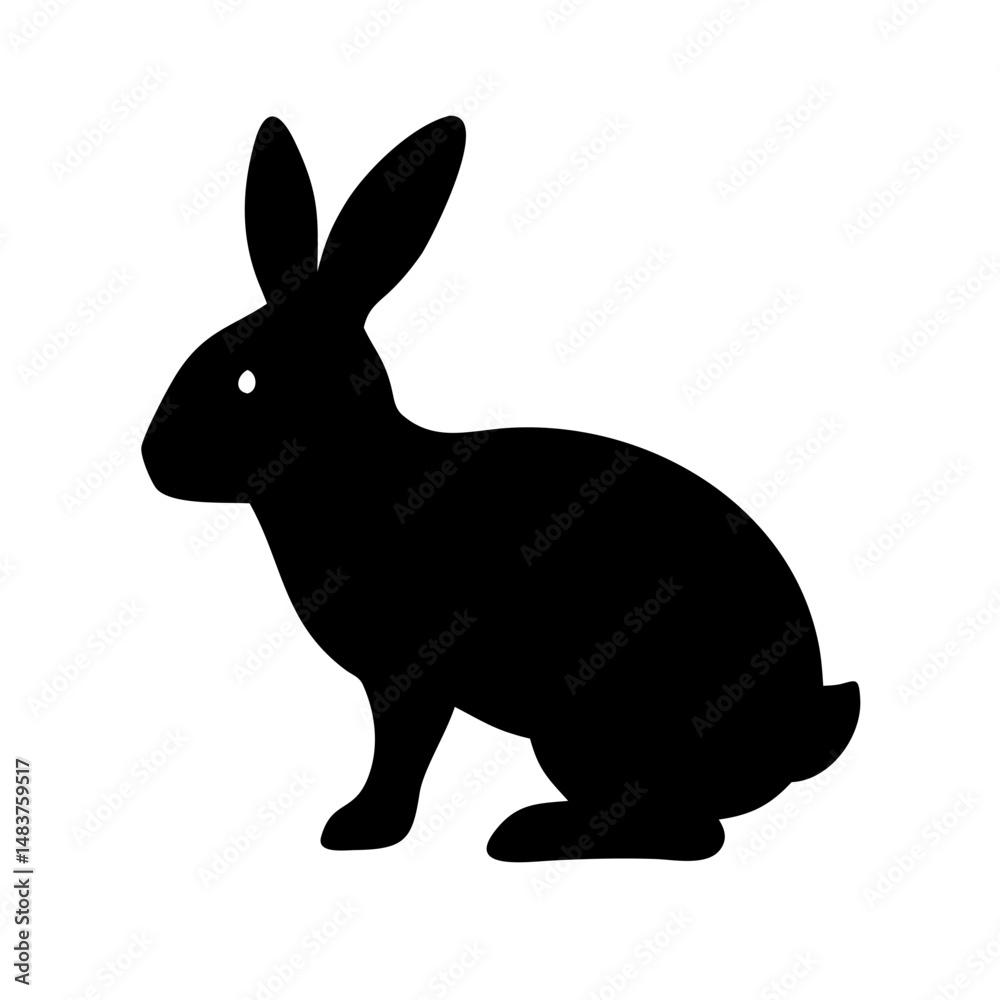 Fototapeta premium Jumping Rabbit: The Agile and Adorable Hopper