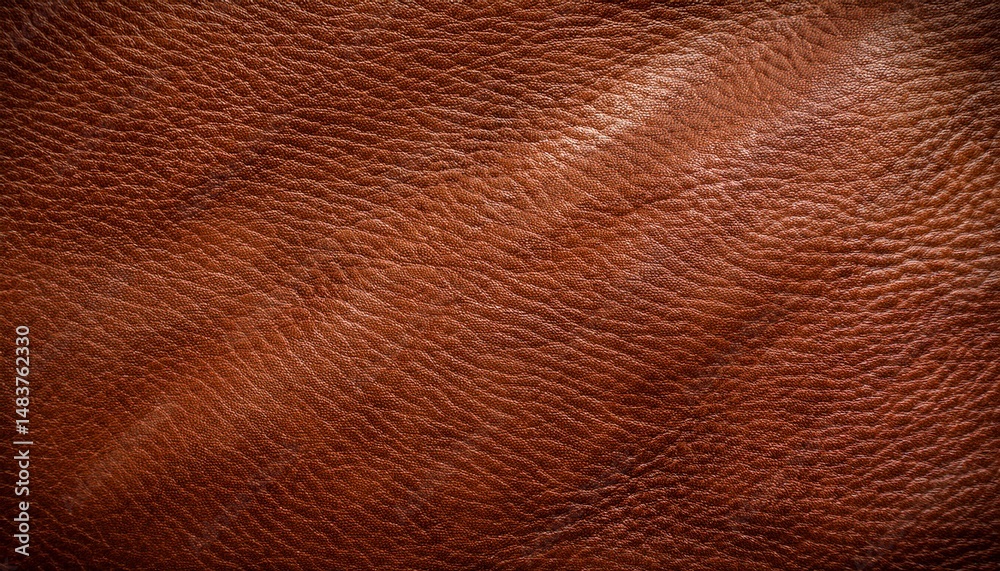 Fototapeta premium brown leather sheet texture can be use as background