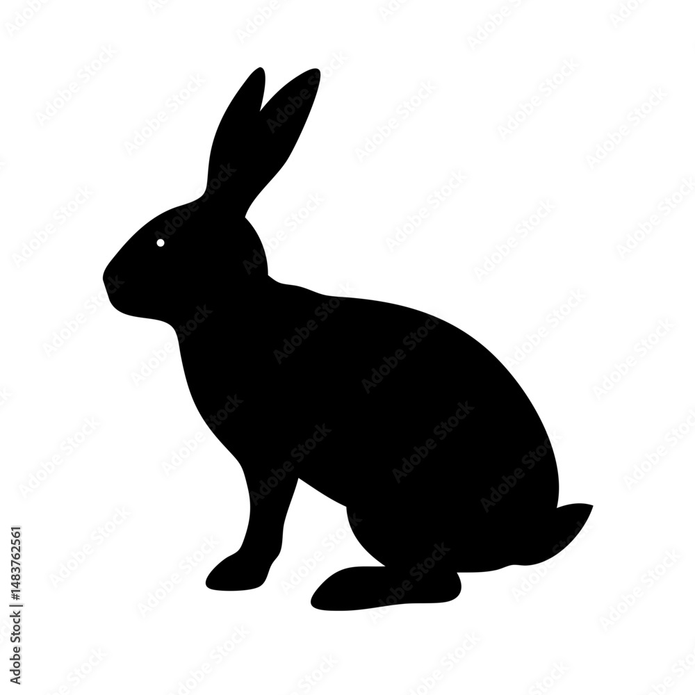 Obraz premium Jumping Rabbit: The Agile and Adorable Hopper