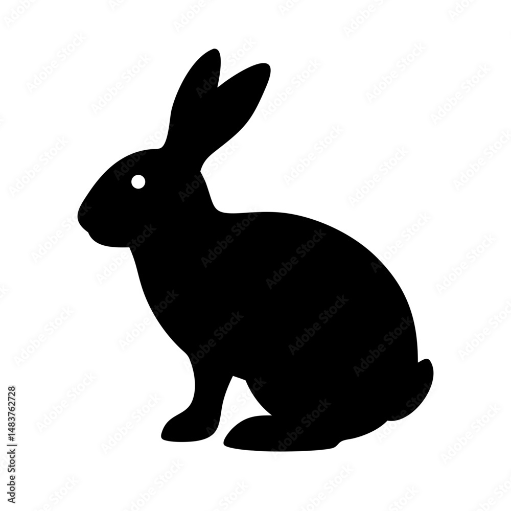 Obraz premium Jumping Rabbit: The Agile and Adorable Hopper