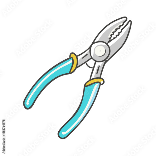 fishing pliers icon, fishing pliers vector illustration-simple illustration of fishing pliers, perfect for fishing pliers logos and icons