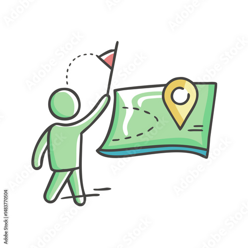 guided tour icon, guided tour vector illustration-simple illustration of guided tour, perfect for guided tour logos and icons