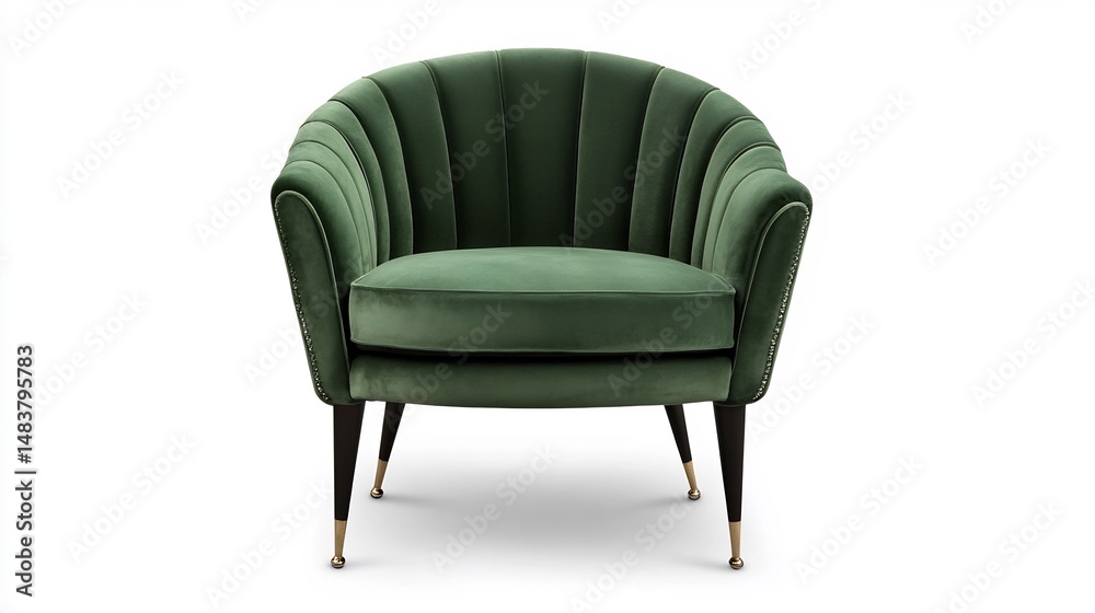 Fototapeta premium Bold chair featuring luxurious craftsmanship positioned creatively a luxury interior setup