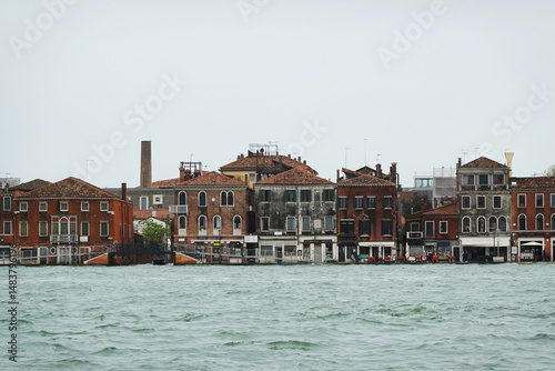 The panorama of Guidecca island in Venice, Italy