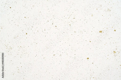Uniformly distributed, light beige specks on a pale cream background
