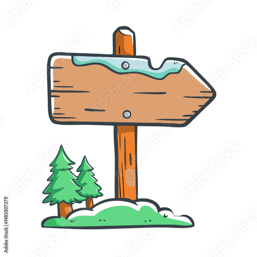 trailhead sign icon, trailhead sign vector illustration-simple illustration of trailhead sign, perfect for trailhead sign logos and icons