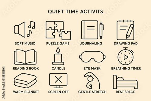 Quiet time activities: relaxing options for calm and focused moments