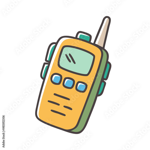 walkie talkie icon, walkie talkie vector illustration-simple illustration of walkie talkie, perfect for walkie talkie logos and icons