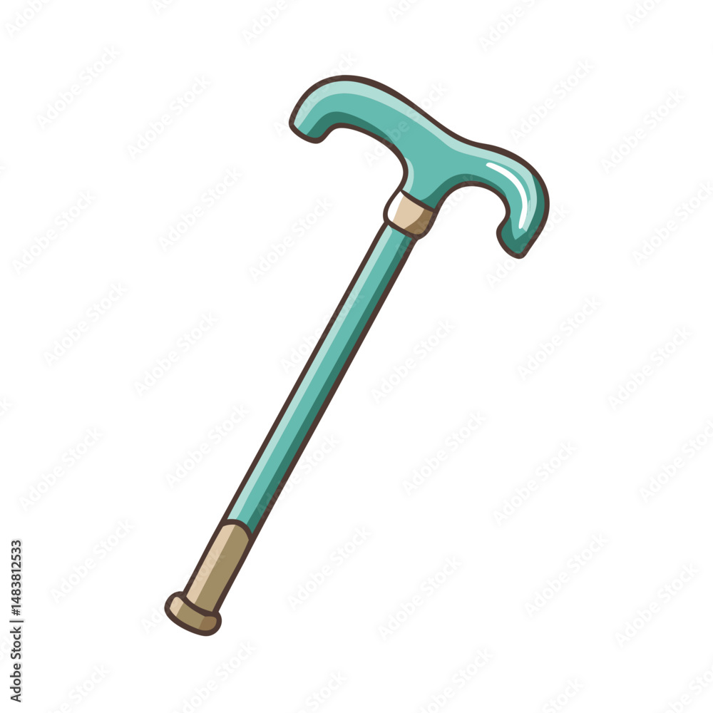 walking cane icon, walking cane vector illustration-simple illustration of walking cane, perfect for walking cane logos and icons walking cane icon, walking cane vector illustration-simple illustration of walking cane, perfect for walking cane logos and icons