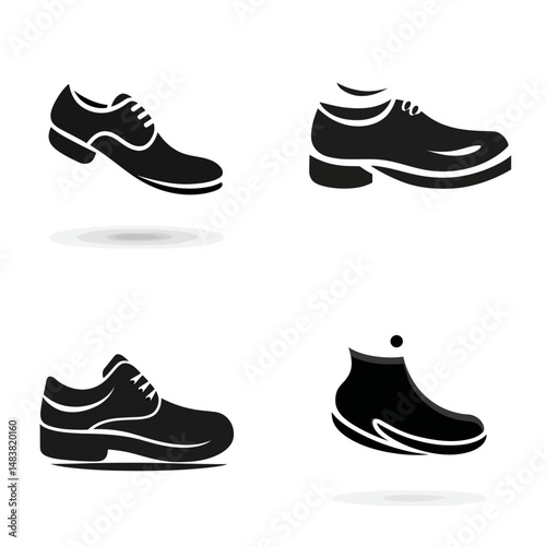 Shoemaker - Vector icon, simple icon, isolated on white  -  