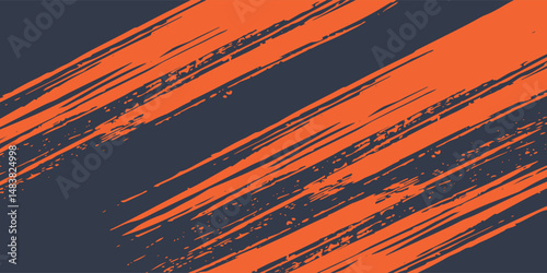 Minimal Abstract Orange Grunge Scratch Background Template vector illustration eps10