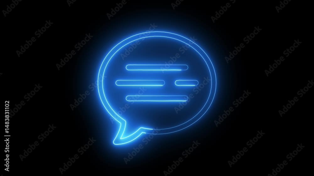 mail icon animated. incoming mail. glowing neon Mail envelope. Receive message with conversation notice black background. universal web icon neon mail icon animated. incoming mail. glowing neon Mail envelope. Receive message with conversation notice black background. universal web icon neon