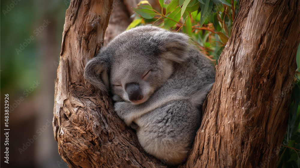 Obraz premium koala bear sleeping