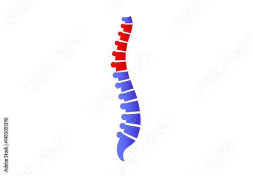 Scoliosis medical poster