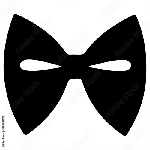 Black mask design for festive occasions and events