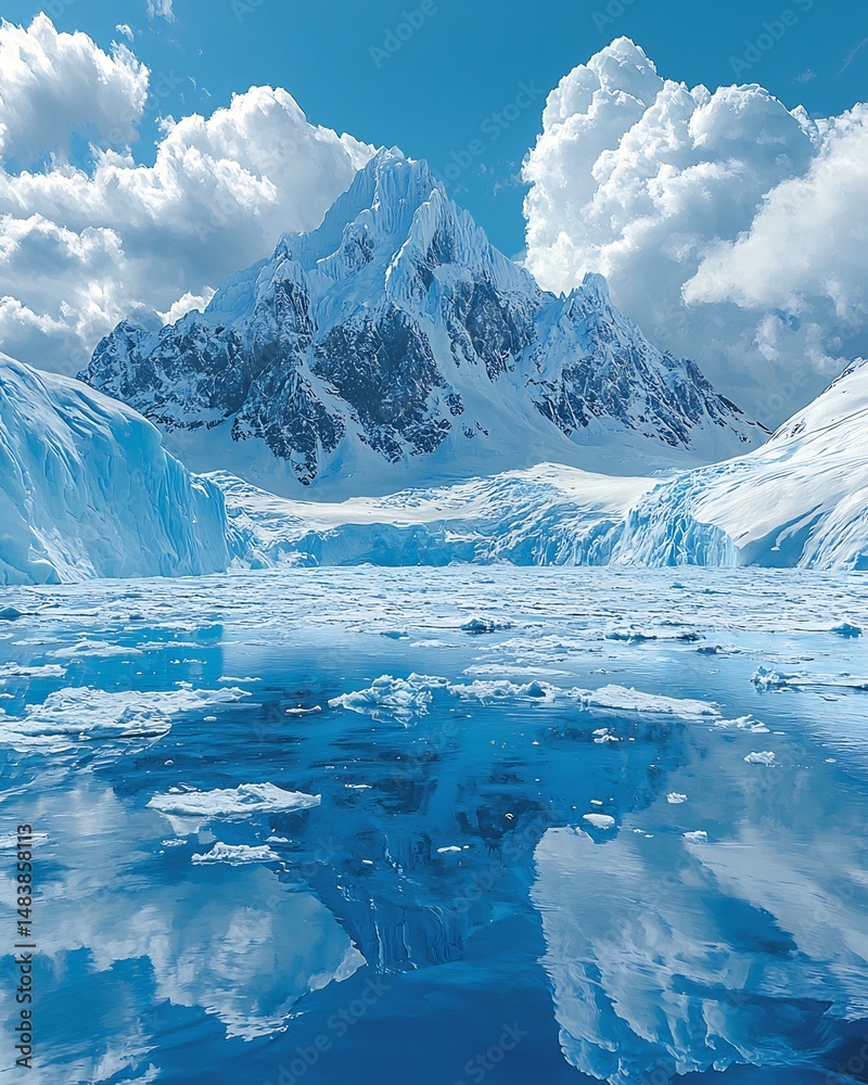 custom made wallpaper toronto digitalGlacier retreat time lapse showing impact of warming Melting Ice Caps photo sequence layout climate impact art digital render