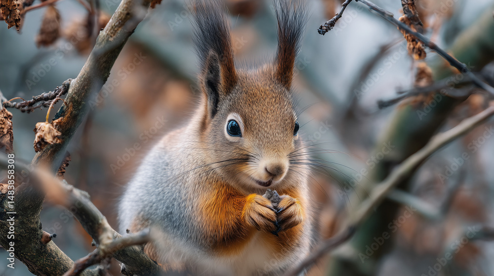 squirrel on a tree squirrel on a tree
