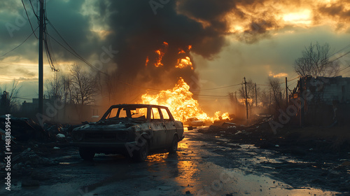 Disaster Aftermath Scenes
