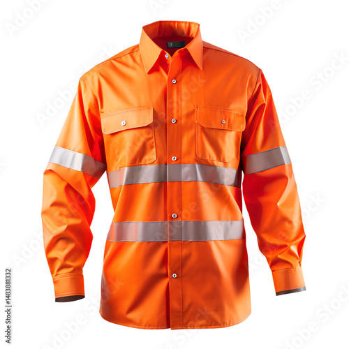 Retardant Shirt isolated on transparent background
