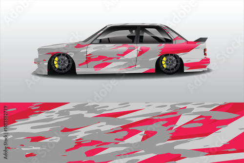 Stylish modified car with vibrant graphics on display (7)