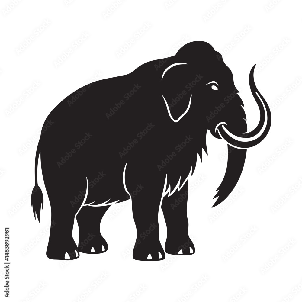 Obraz premium american mammoth jackstock vector
