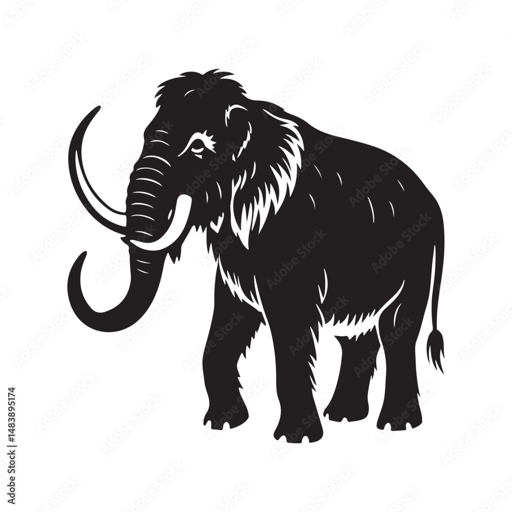Fototapeta premium american mammoth jackstock vector