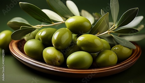 Wallpaper Mural oliva verde Torontodigital.ca