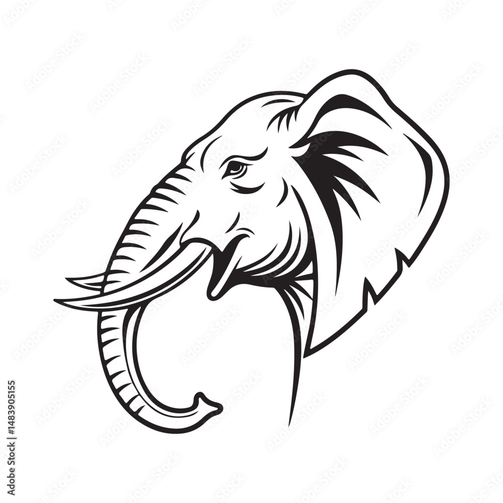 Fototapeta premium american mammoth jackstock vector