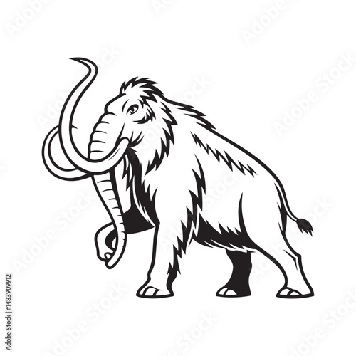 american mammoth jackstock vector