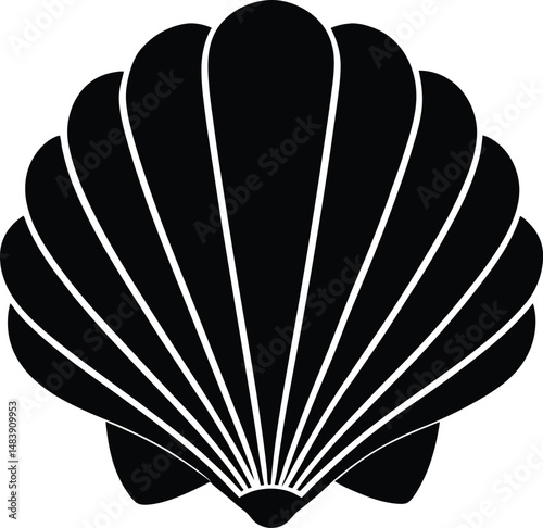 Scallop Shell Silhouette