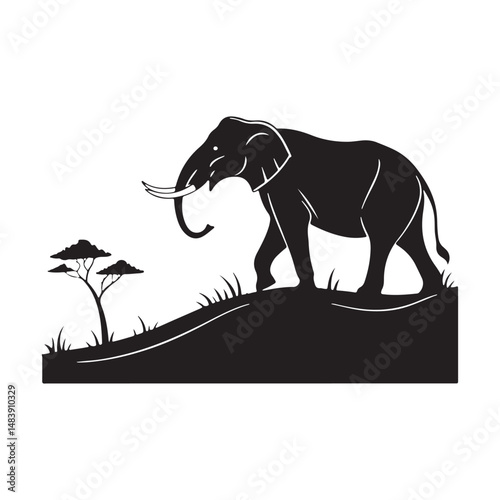 american mammoth jackstock vector