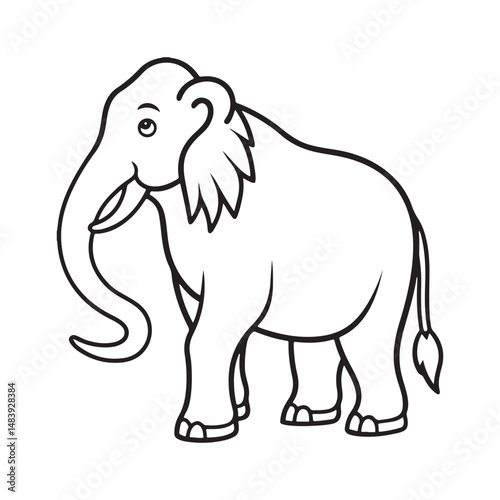 american mammoth jackstock vector