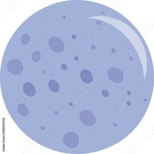 Moon vector illustration 