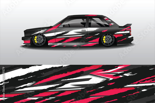 Stylish modified car with vibrant graphic design (1)