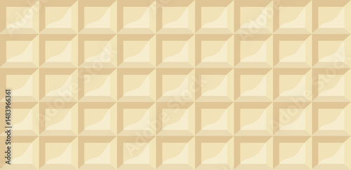 White Chocolate Bar Seamless Background Pattern. chocolate seamless pattern sweet texture.