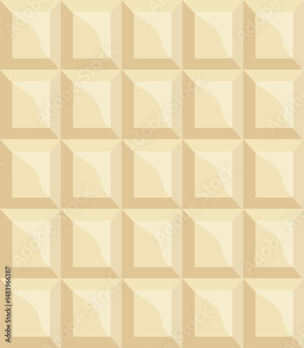 White Chocolate Bar Seamless Background Pattern. chocolate seamless pattern sweet texture.