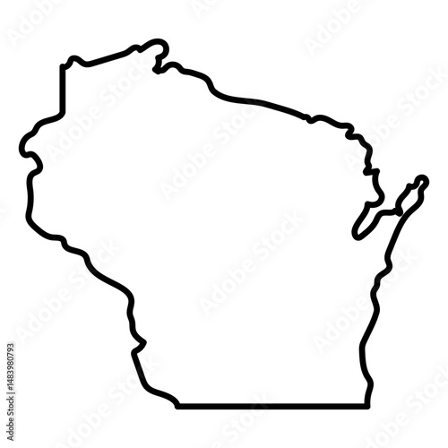 Wisconsin state stroke map