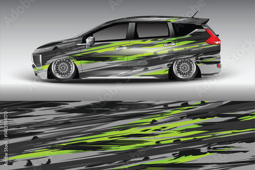 Stylish modified car with dynamic paint design (3)