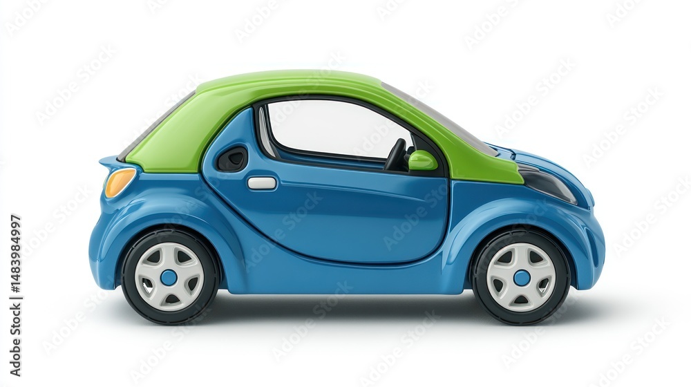 Fototapeta premium Colorful toy car