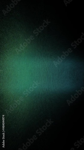 Waves. Particles. Abstract blue green background. Alpha channel. Transparent background with particles. Vertical video for social media. Transition.