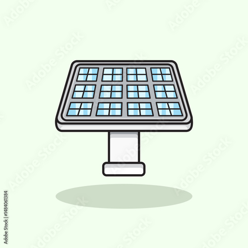 Solar Panel vector Illustration Perfect for eco friendly projects environmental campaigns energy conservation themes and future technology Editable and scalable for digital and print use