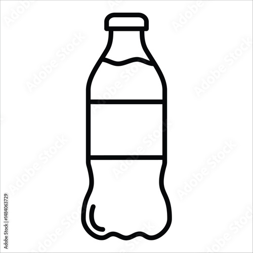 bottle icon element for design