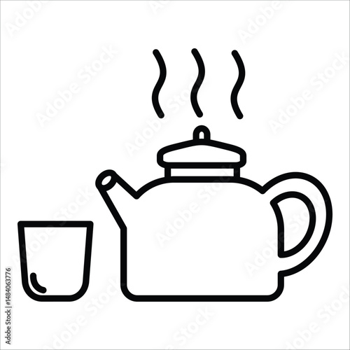 coffee jar  icon element for design