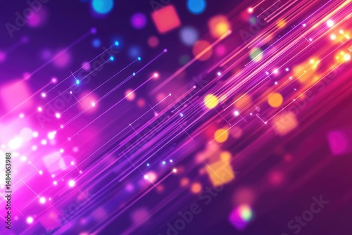 Abstract vibrant motion graphic