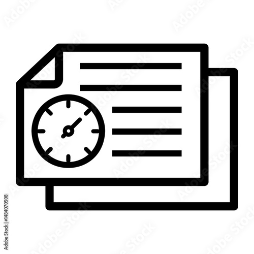 slides Line Icon