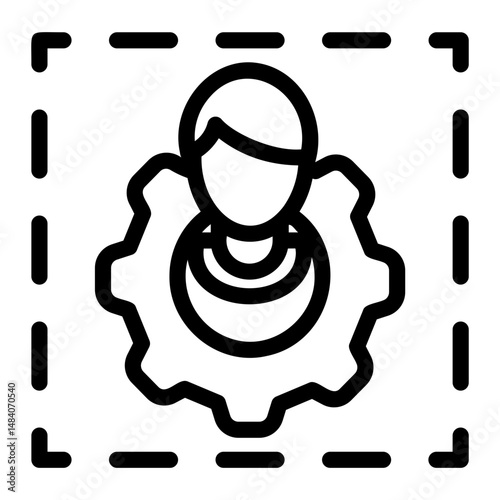 attitude Line Icon