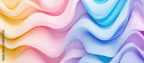 Colorful waves pattern of abstract background